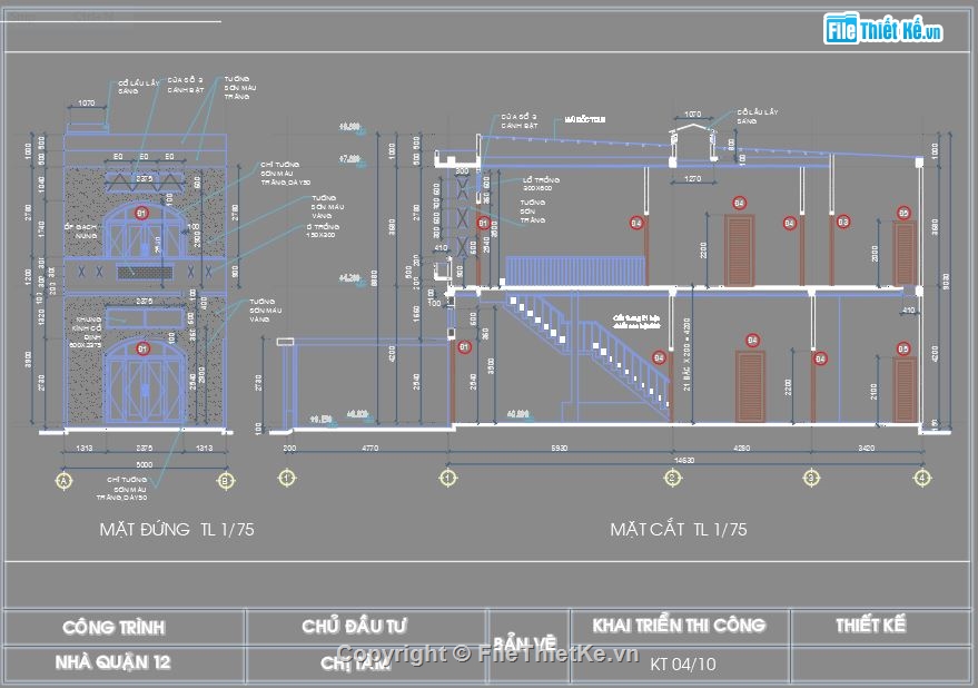 mẫu nhà phố 2 tầng,bản vẽ nhà phố 2 tầng,thiết kế nhà phố 2 tầng,file cad nhà 2 tầng